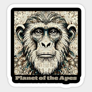 Planet of the Apes Mosaic Sticker
